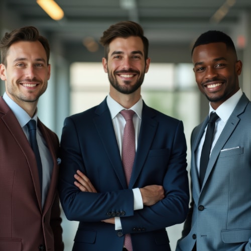 Men supporting men's health awareness